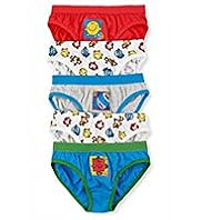 5 Pack Pure Cotton Mr. Men Slips
