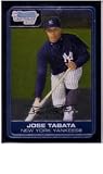 2006 Jose Tabata Bowman Chrome Prospects Baseball MLB Rookie Cards - Near Mint to Mint Condition (New York Mets)