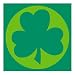 Shamrock Clovers Beverage Napkins 16ct