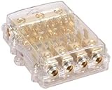 Electronics : P3 Gold Fuse Block 3x4 AWG In 4x8 AWG Out