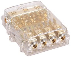 Childrens Toyshop  Electronics : P3 Gold Fuse Block 3x4 AWG In 4x8 AWG Out
