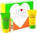 L'eau Cheap and Chic by Moschino for Women Sampler Kit Includes: 0.05 oz Eau de Toilette Sampler Vial + 0.5 oz Bath and Shower Gel + 0.5 oz Body Milk