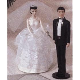 Barbie & Ken Wedding Day Set of 2 1997 Hallmark Keepsake Ornament QXI6815