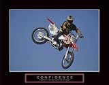 Confidence - Motorbiker, Art Poster