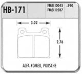 Hawk Performance HB171F.590 HPS Brake Pad