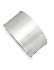 Sterling Silver Brushed Cuff Bangle, Best Quality Free Gift Box Satisfaction Guaranteed