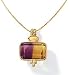  : 16 14KT. NECKLACE W/AMETRINE CITRINE PND