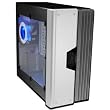 Raidmax X1 Black ATX Mid-Tower Case with Clear Side, Front Temperature Display and 450-Watt Power Supply