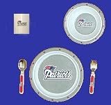 New England Patriots NFL Children's 5 Piece Dinner Set by Duck House