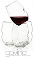GoVino 12 Pack of Shatterproof Stemless Wine Glasses