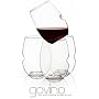 GoVino 12 Pack of Shatterproof Stemless Wine Glasses