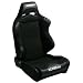Corbeau (25509W) LG1 Seats - Black Cloth w/Gray Cloth Inserts - Wide
