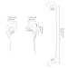 iDeaUSA Bluetooth Headphones Apt-x, Wireless Headphones with Mic, Sport Headphones, Earphones, Earbuds, Sweatproof, Noise Cancelling, 5 Hours Play Time for iOS/Android Smarphones
