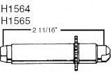 Carlson Quality Brake Parts H1564 Adjusting Screw Assembly