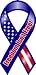 Kitchen & Housewares : Freedom Isn't Free Ribbon Inside Static Cling