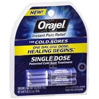 Orajel Single Dose Cold Sore Treatment, 2 Pack (Pack of 2)