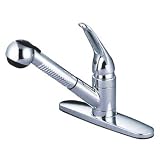 Chrome Kitchen Faucet With Pullout