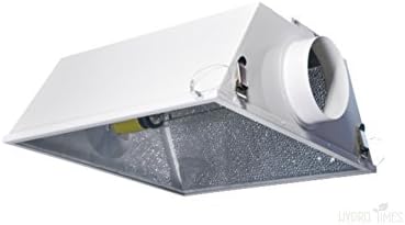 Hydro Times Large Air Cooled Reflector for Indoor Garden Hydroponic Grow Light - 6 Inch Duct, 5 Year Warranty