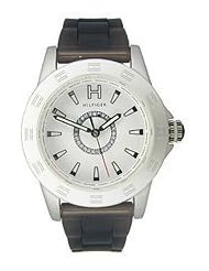 Tommy Hilfiger Semi-transparent Silicone White Dial Womens watch #1781101