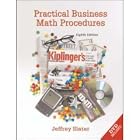 Practical Business Math Procedures- Excel Workbook Only by