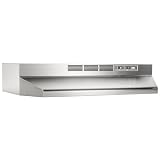 Buy Broan 413004 Economy 30-Inch Two-Speed Non-Ducted Range Hood, Stainless Steel by Broan-NuTone