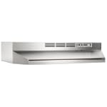 SAVE $70.7 - Broan 413004 Economy 30-Inch Two-Speed Non-Ducted Range Hood, Stainless Steel $76.64
