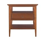American Perspective End Table Beeswax Cherry
