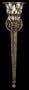 Fine Art Lamps Winter Palace 334950 Crystal 1-LT 60w (25"H x 6"W) Torchiere Light Moonlight Patina