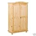 Kleiderschrank Garderoben -Schrank Kiefer massiv TIROL