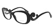 Prada Eyeglasses VPR 09P BLACK 1AB-1O1 VPR09P 52