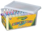 Crayola Sidewalk Chalk - Sidewalk Chalk, Bucket of 52