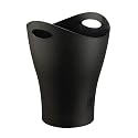 Umbra Garbino Recycled Polypropylene Waste Can, Matte Black