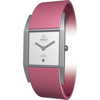 Obaku Harmony - V113L CIRP - Ladies Watch - Quarzo - Analogico - rosa cinturino in pelle Obaku Harmony - V113L CIRP - Montre Femme - Quartz - Analogique - Bracelet Cuir Rose