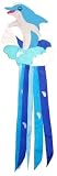Sculpted Dolphin Windsock Wind Sock 15 X 40