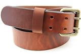 Orion Leather Hot Dipped Tan Double Hole Harness Leather Belt