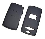 BLACK RUBBERIZED COATED COVER HARD CASE PROTECTOR for SANYO KATANA LX 3800