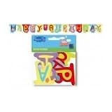 Peppa Pig Happy Birthday Party Banner