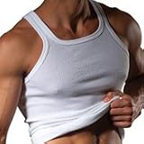 C-in2 Square Neck Tank Top (3Pack) for Men - Grey