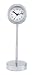 Adesso Table Clock Mirror, Steel
