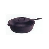 Review Lodge L10CF3 / Lodge Logic Pre-Seasoned 5-Quart Chicken Fryer with Iron Cover