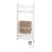 MICROMARK 15 BAR CURVED WHITE ELECTRIC TOWEL RAIL 250 WATT
