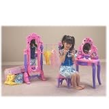 Light and Sound Dressing Mirror and Vanity Set