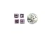 Milltown Merchants Iridescent Mosaic Tile (1 Pound, Purple - 4/10 Inch)