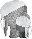 Wickie Wear Tie-Back Bandana Style - Arctic White