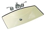 KOHLER K-2885-8U-96 Man-Foots Lav Undercounter Lavatory, Biscuit
