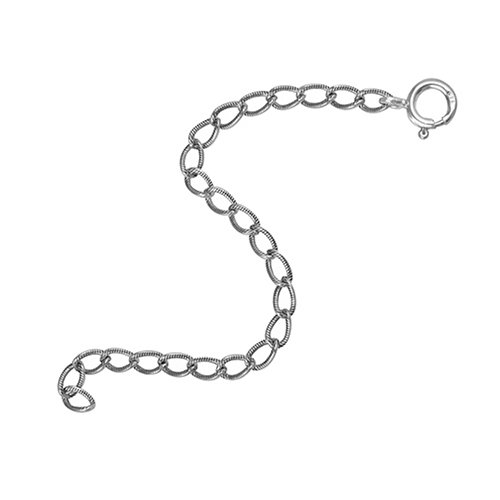 Carolyn Pollack Genuine .925 Sterling Silver Textured Extender Chain