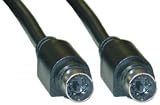 (This price is for 12 pieces.) 6ft 6pin Black PS/2 Keyboard/Mouse Cable Male/Male