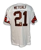 Eric Metcalf Signed Cleveland Browns Throwback Jersey