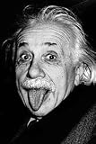 Albert Einstein, Funny Face, Art Poster