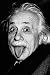 Albert Einstein, Funny Face, Art Poster